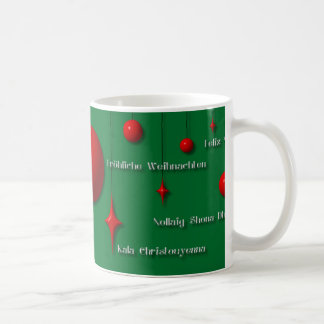 Vrolijk kerstfeest rond de wereld 1 koffiemok