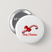 Vrolijk kerstfeest ronde button 5,7 cm (Voorkant /achterkant)