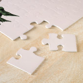 Vrolijk kerstfeest - rood en groen legpuzzel (Zijkant)