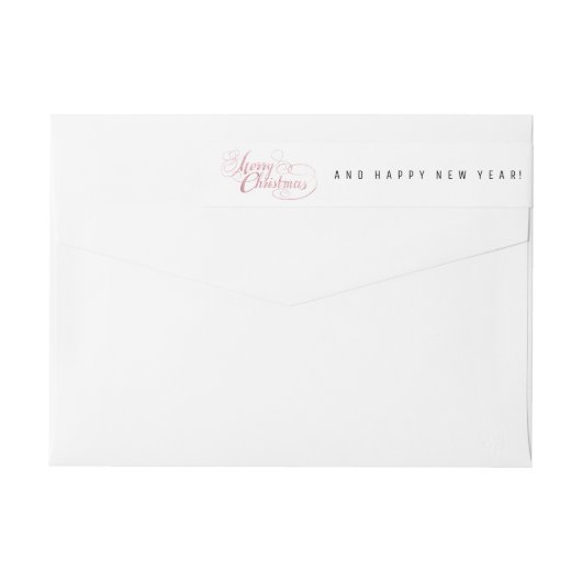 Vrolijk kerstfeest (Roos Gold GLITTER) (Achterkant)