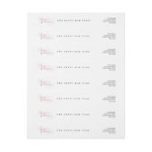 Vrolijk kerstfeest (Roos Gold GLITTER) (Vel)