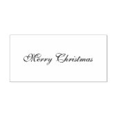 Vrolijk kerstfeest 	rubberstempel (Afrduk)