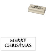 Vrolijk kerstfeest 	rubberstempel (Gestempeld)
