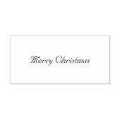 Vrolijk kerstfeest 	rubberstempel (Afrduk)