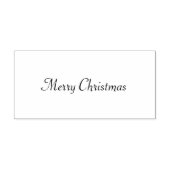 Vrolijk kerstfeest 	rubberstempel (Afrduk)