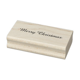 Vrolijk kerstfeest rubberstempel