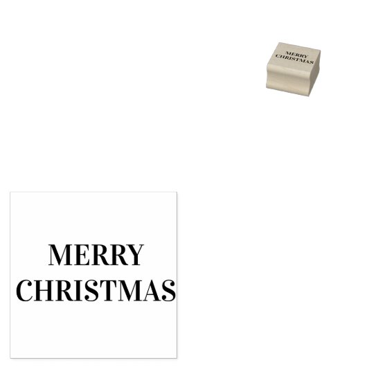 Vrolijk kerstfeest rubberstempel (Gestempeld)