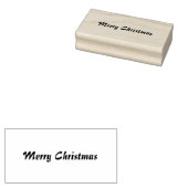 Vrolijk kerstfeest 	rubberstempel (Gestempeld)