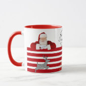 Vrolijk kerstfeest Santa mok (Links)