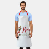 Vrolijk kerstfeest schattige koe schort (Gedragen)