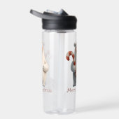 Vrolijk Kerstfeest Schattige Polar Beer Design Waterfles (Rechts)