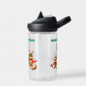 vrolijk kerstfeest! Schattigee herten, vossen & ch Waterfles (Links)