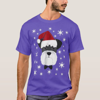 Vrolijk kerstfeest Schnauzer Dog Ugly Sweater Prem T-shirt
