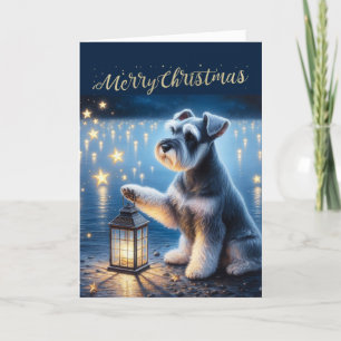 Vrolijk Kerstfeest Schnauzer Kerst Kaart