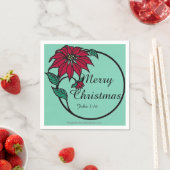 Vrolijk kerstfeest servetten (Insitu)