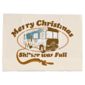 Vrolijk kerstfeest Sh!*ter was vol Groot Cadeauzakje (Achterkant)