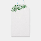 Vrolijk kerstfeest! Sinterklaas met kat en hond Cadeaulabel (Achterkant)