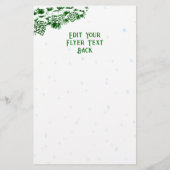 Vrolijk kerstfeest! Sinterklaas met kat en hond Flyer (Achterkant)