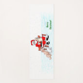 Vrolijk kerstfeest! Sinterklaas met kat en hond Yogamat (Voorkant)