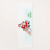 Vrolijk kerstfeest! Sinterklaas met kat en hond Yogamat (Achterkant)