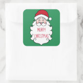 Vrolijk kerstfeest Sinterklaas Stickers (Tas)