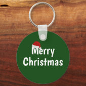 Vrolijk kerstfeest sleutelhanger (Voorkant)