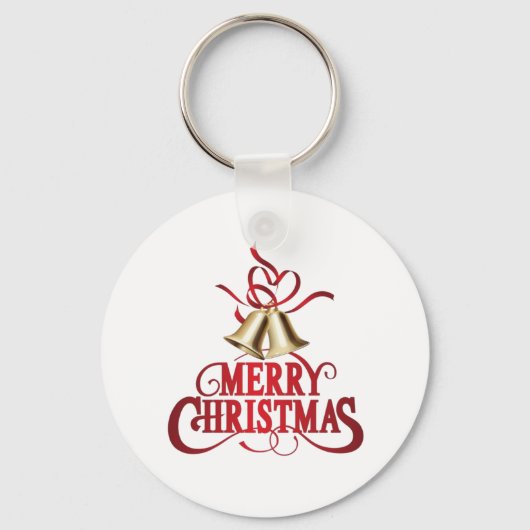 Vrolijk kerstfeest sleutelhanger (Voorkant)
