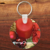 Vrolijk kerstfeest sleutelhanger (Voorkant)