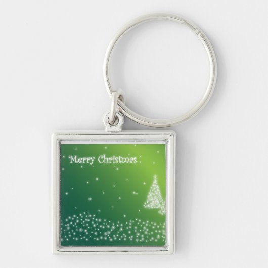 Vrolijk kerstfeest sleutelhanger (Voorkant)