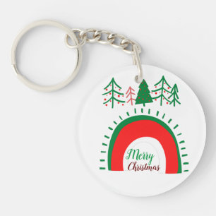Vrolijk kerstfeest Sleutelhanger