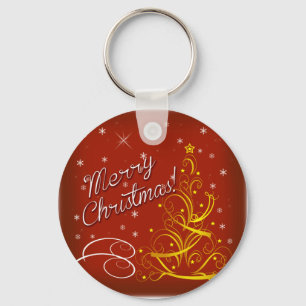 Vrolijk kerstfeest sleutelhanger