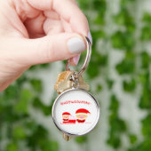 Vrolijk kerstfeest sleutelhanger (Hand)