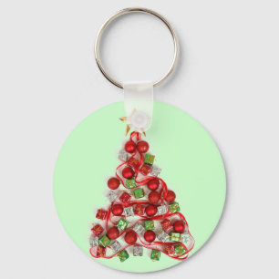 Vrolijk kerstfeest sleutelhanger