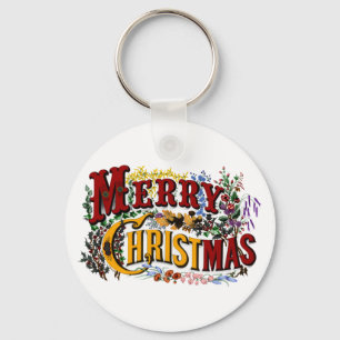 Vrolijk kerstfeest Sleutelhangers