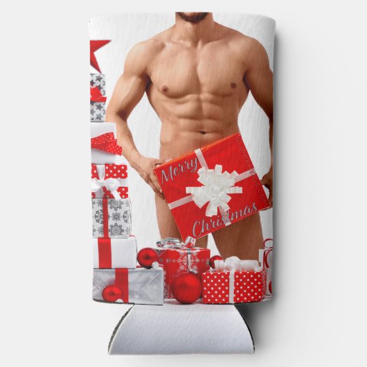 Vrolijk Kerstfeest SlipperyJoe rood wit zilver cad (Achterkant)