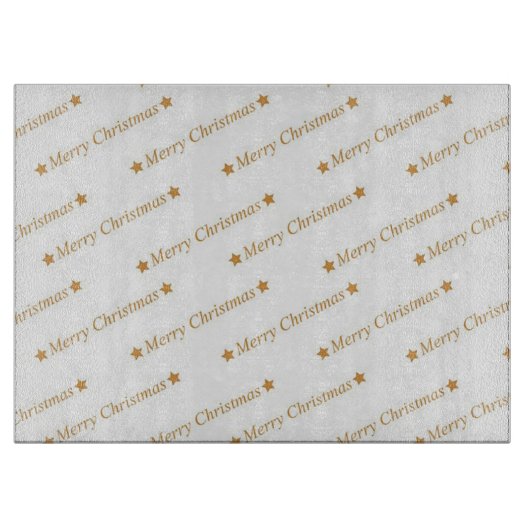 Vrolijk kerstfeest snijplank (Voorkant)