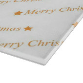 Vrolijk kerstfeest snijplank (Hoek)