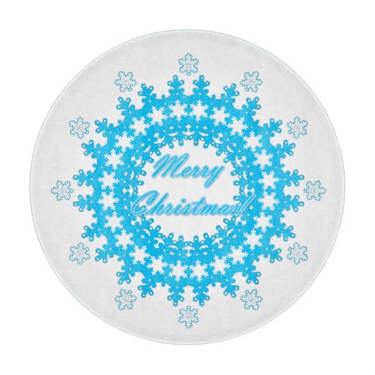 vrolijk kerstfeest snijplank (Voorkant)