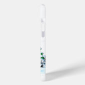 Vrolijk kerstfeest! Snowman met kat en puppy Case-Mate iPhone Case (Achterkant / Links)