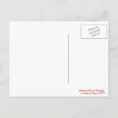 Vrolijk kerstfeest Snowy Chipmunk Feestdagenkaart (Achterkant)