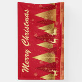 Vrolijk kerstfeest spandoek (Verticaal)