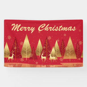 Vrolijk kerstfeest spandoek