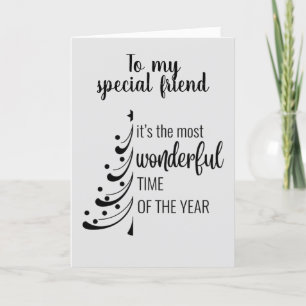 VROLIJK KERSTFEEST **SPECIALE VRIEND** FEESTDAGEN KAART