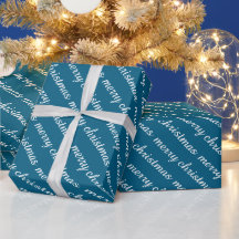 VROLIJK KERSTFEEST STIJLVOLLE MODERNE OCEAN BLUE C