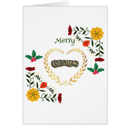 Vrolijk Kerstfeest Stijlvolle Vakantiekaarten