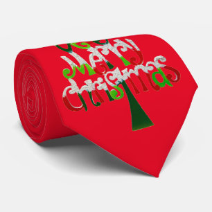 Vrolijk kerstfeest stropdas