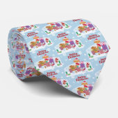 Vrolijk kerstfeest stropdas (Opgerold)