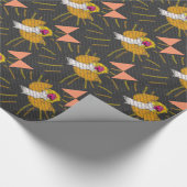 Vrolijk kerstfeest Sun Moon Angel, Art by Kids :) Cadeaupapier (Hoek)