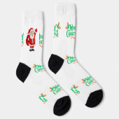 Vrolijk Kerstfeest Super zachte geschenken Cool Sokken (Rechts)
