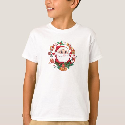 #Vrolijk kerstfeest T-shirt (Voorkant)